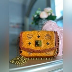 MCM Visetos Crossbody Mini Purse Handbag